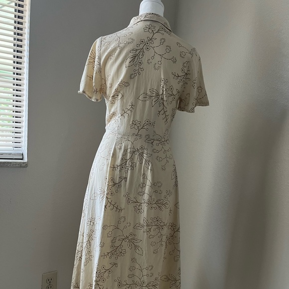 MADEWELL- Button Down Linen Dress - Picture 4 of 6